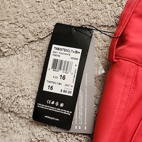 Beautiful Adidas Climalite Bermuda shorts size 16 NWT - Picture 4 of 9